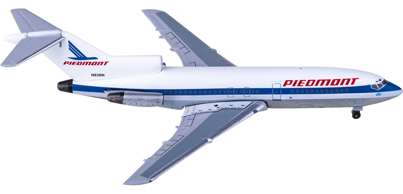 1:400 AeroClassics AC411211 Piedmont Boeing 727-100 N838N Aircraft Model+Free Tractor