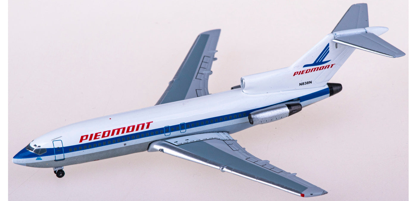 1:400 AeroClassics AC411211 Piedmont Boeing 727-100 N838N Aircraft Model+Free Tractor