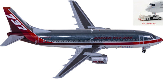 1:400 JC Wings XX4487 Boeing 737-300 N352AU+Free Tractor