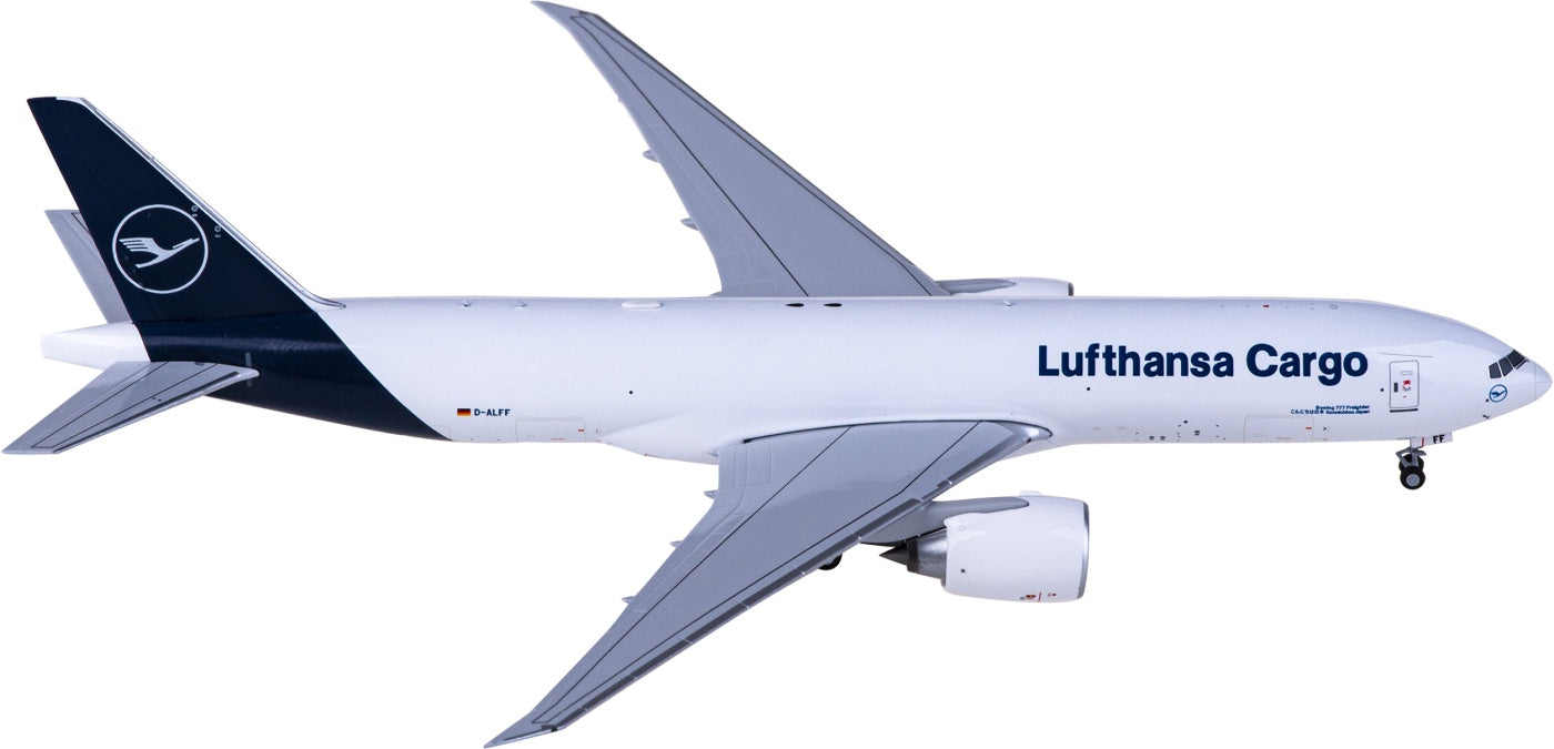 1:400 NG Models NG72003 Lufthansa Airlines Cargo Boeing 777F D-ALFF+Free Tractor