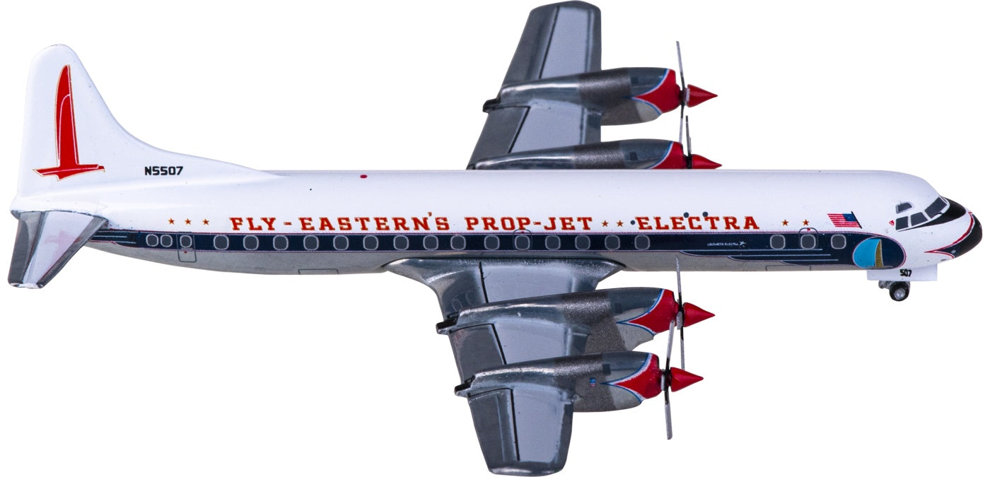 1:400 Geminijets GJEAL2138 Eastern Air Lines Lockheed L-188A Electra N5507+Free Tractor