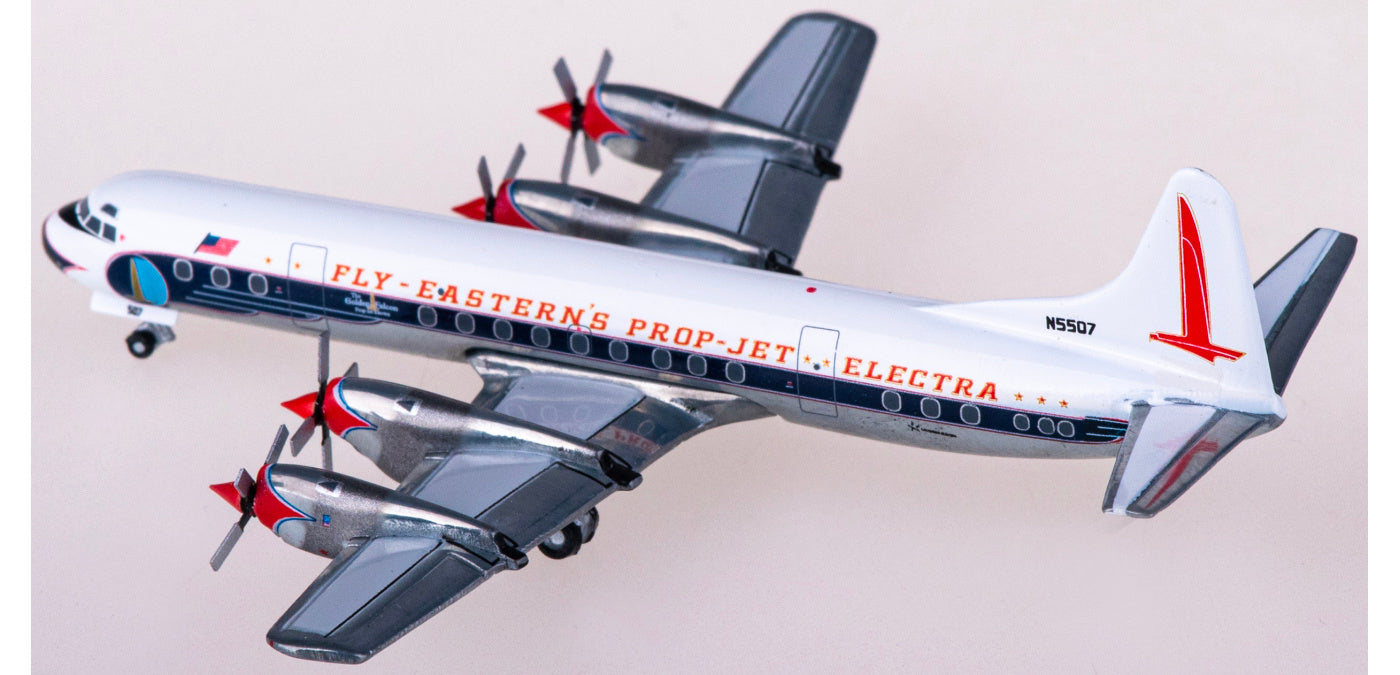 1:400 Geminijets GJEAL2138 Eastern Air Lines Lockheed L-188A Electra N5507+Free Tractor