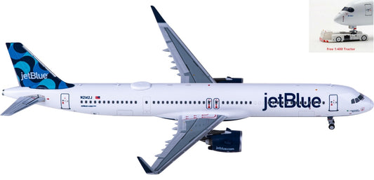 1:400 NG Models NG13061 JetBlue Airbus A321neo N2142J+Free Tractor