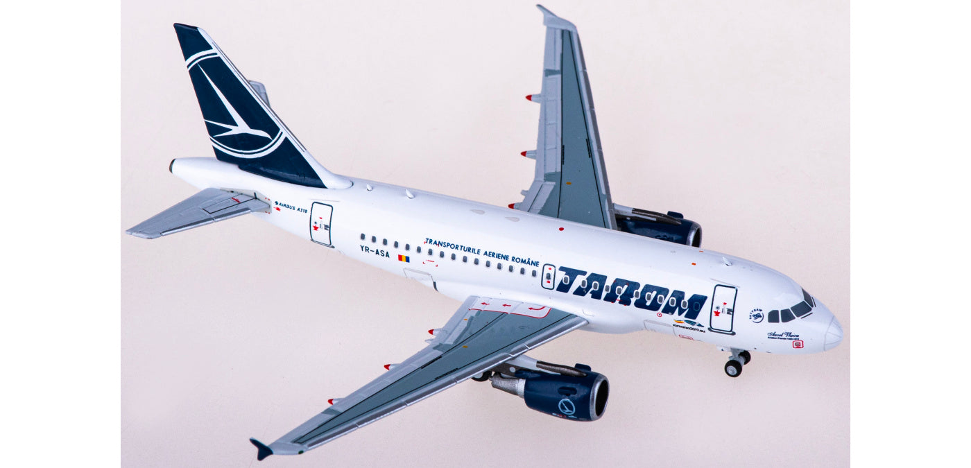 1:400 NG Models NG48003 Tarom Airbus A318 YR-ASA+Free Tractor