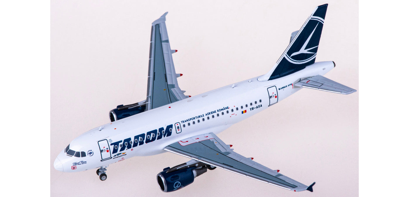 1:400 NG Models NG48003 Tarom Airbus A318 YR-ASA+Free Tractor