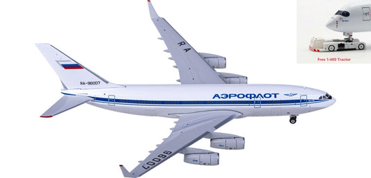 1:400 Phoenix PH11781 Aeroflot Ilyushin Il-96-300 RA-96007+Free Tractor