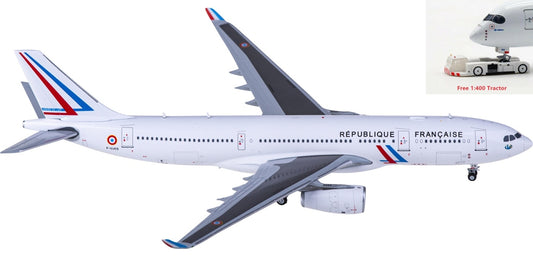 1:400 JC Wings LH4224 French Air Force Airbus A330-200 F-UJCS+Free Tractor