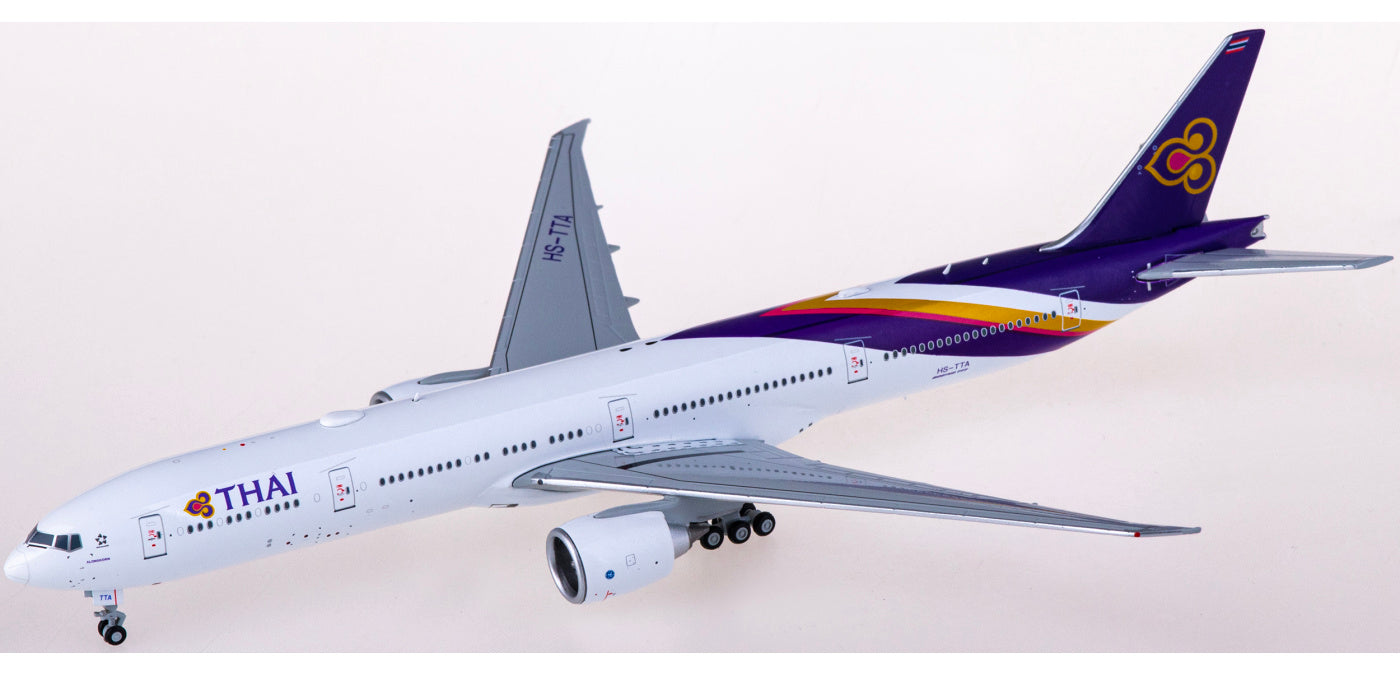 1:400 JC Wings XX4899 Thai Airways Boeing 777-300ER HS-TTA Aircraft Model+Free Tractor