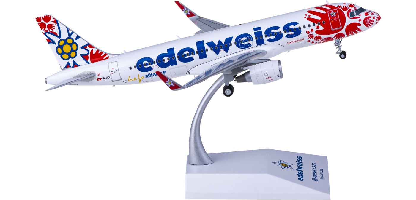 1:200 JC Wings XX20337 Edelweiss Air Airbus A320 HB-JLT