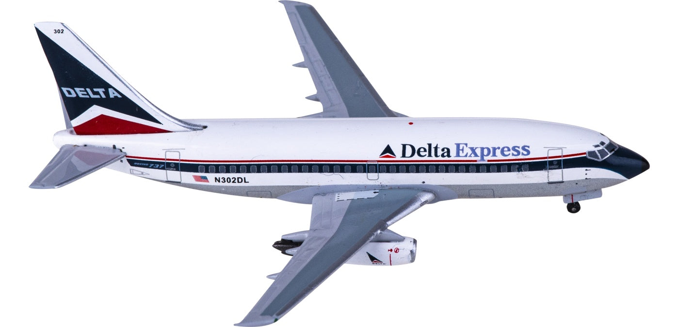 1:400 AeroClassics BBX41640 Delta Air Lines Boeing 737-200 N302DL Aircraft Model+Free Tractor