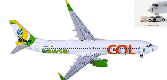 1:400 Phoenix PH04500 GOL Boeing 737-800 PR-GXB+Free Tractor