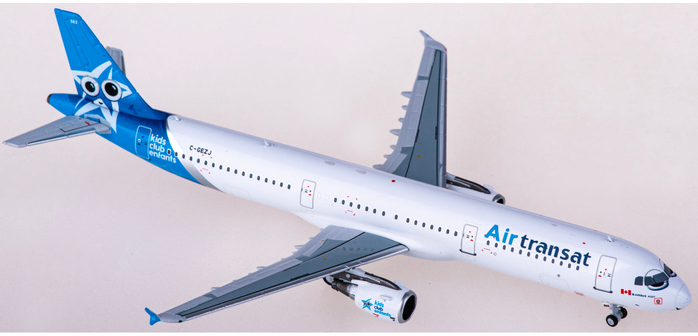 1:400 NG Models NG13070 Air Transat Airbus A321 C-GEZJ+Free Tractor