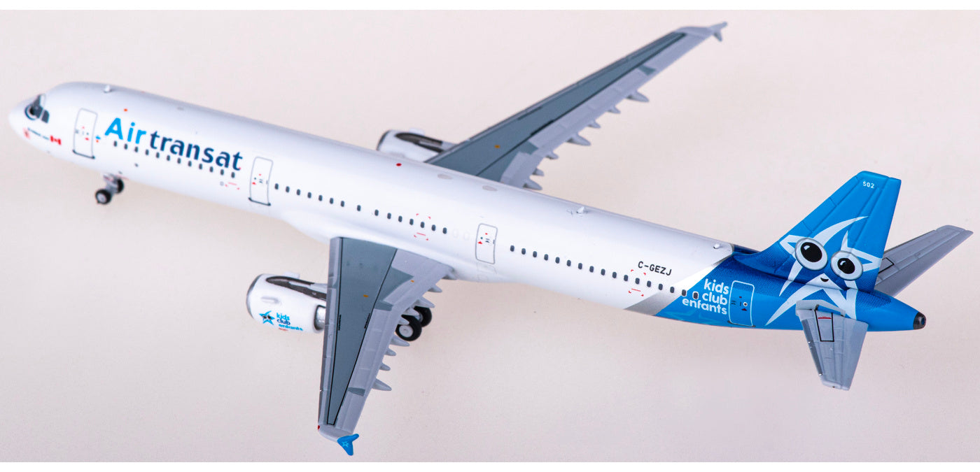 1:400 NG Models NG13070 Air Transat Airbus A321 C-GEZJ+Free Tractor