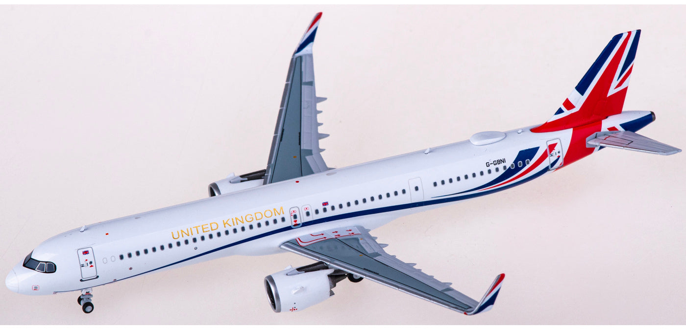 1:400 NG Models NG13071 RAF Airbus A321neo G-GBNI+Free Tractor