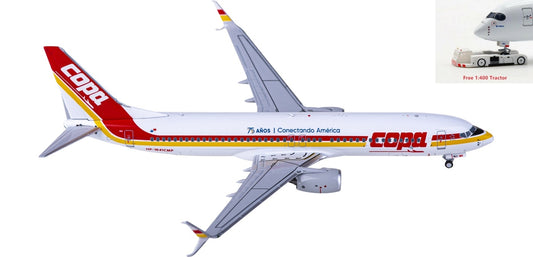 1:400 NG Models NG58165 Copa Airlines Boeing 737-800 HP-1841CMP+Free Tractor