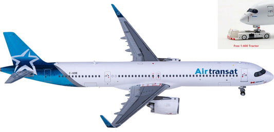 1:400 JC Wings XX4195 Air Transat Airbus A321neo C-GOIE+Free Tractor