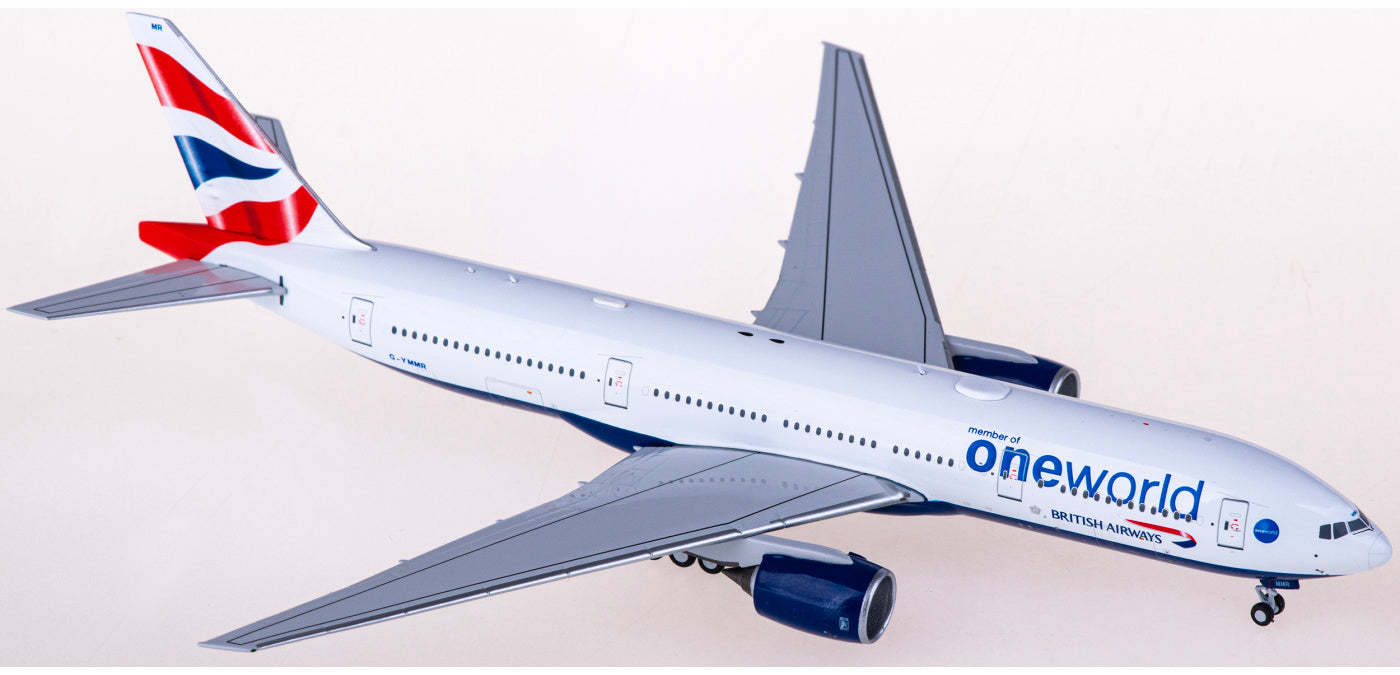 1:400 NG Models NG72027 British Airways Boeing 777-200ER G-YMMR+Free Tractor