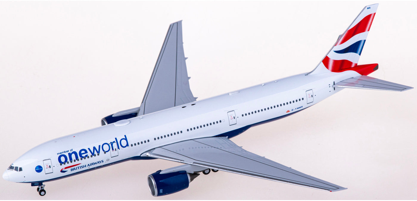 1:400 NG Models NG72027 British Airways Boeing 777-200ER G-YMMR+Free Tractor