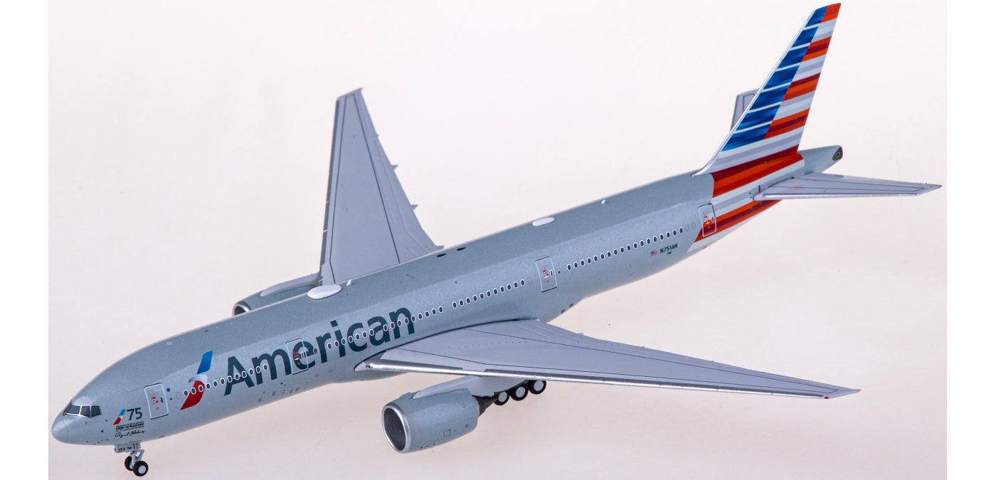 1:400 NG Models NG72015 American Airlines Boeing 777-200ER N751AN+Free Tractor