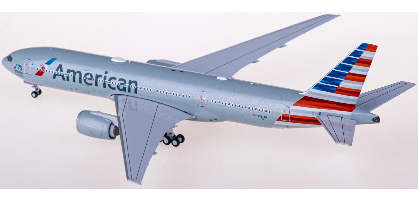 1:400 NG Models NG72015 American Airlines Boeing 777-200ER N751AN+Free Tractor