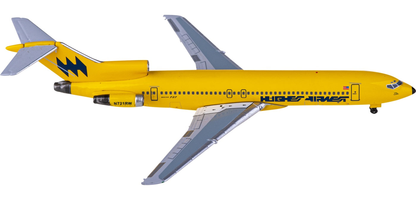 1:400 AeroClassics AC411173 Hughes Airwest Boeing 727-200 N721RW Aircraft Model+Free Tractor