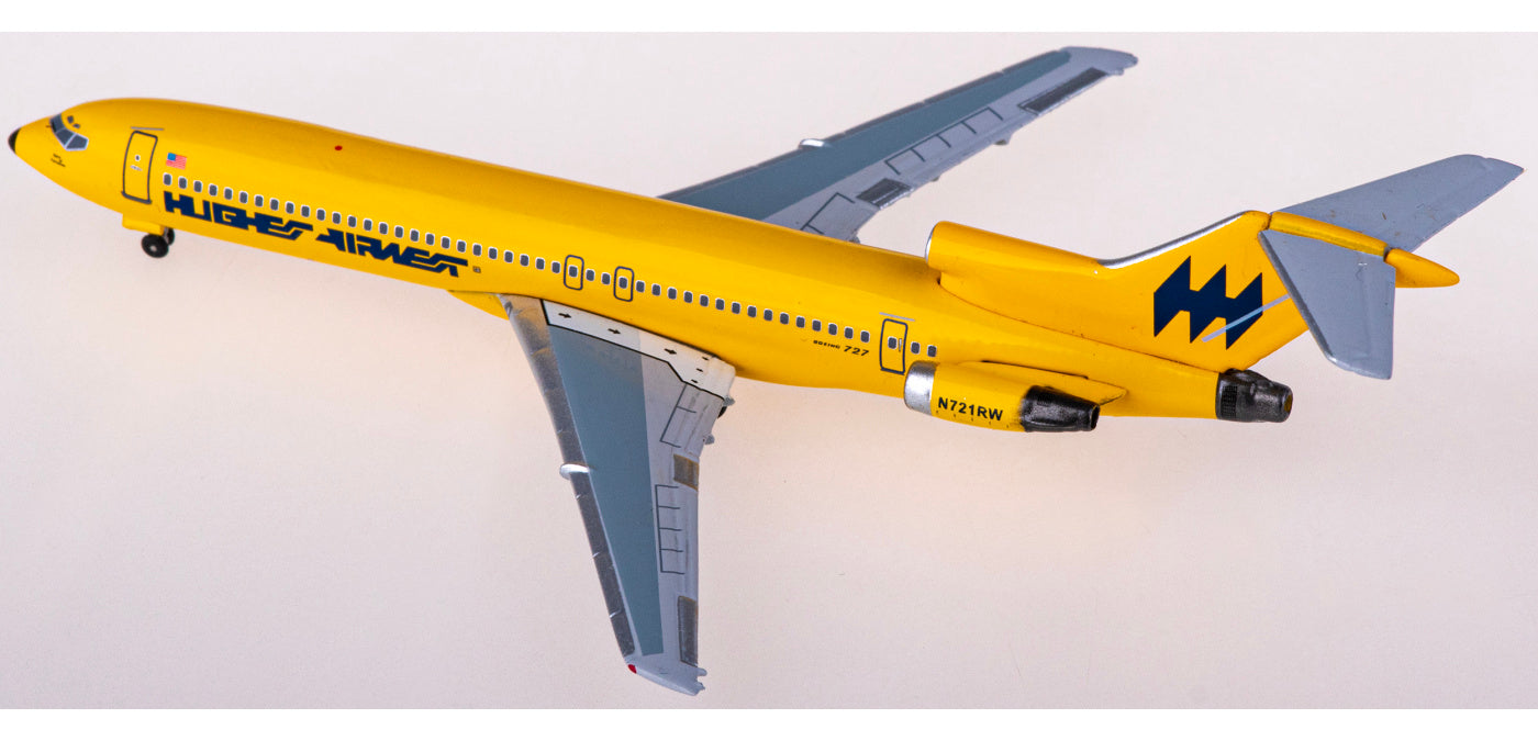 1:400 AeroClassics AC411173 Hughes Airwest Boeing 727-200 N721RW Aircraft Model+Free Tractor