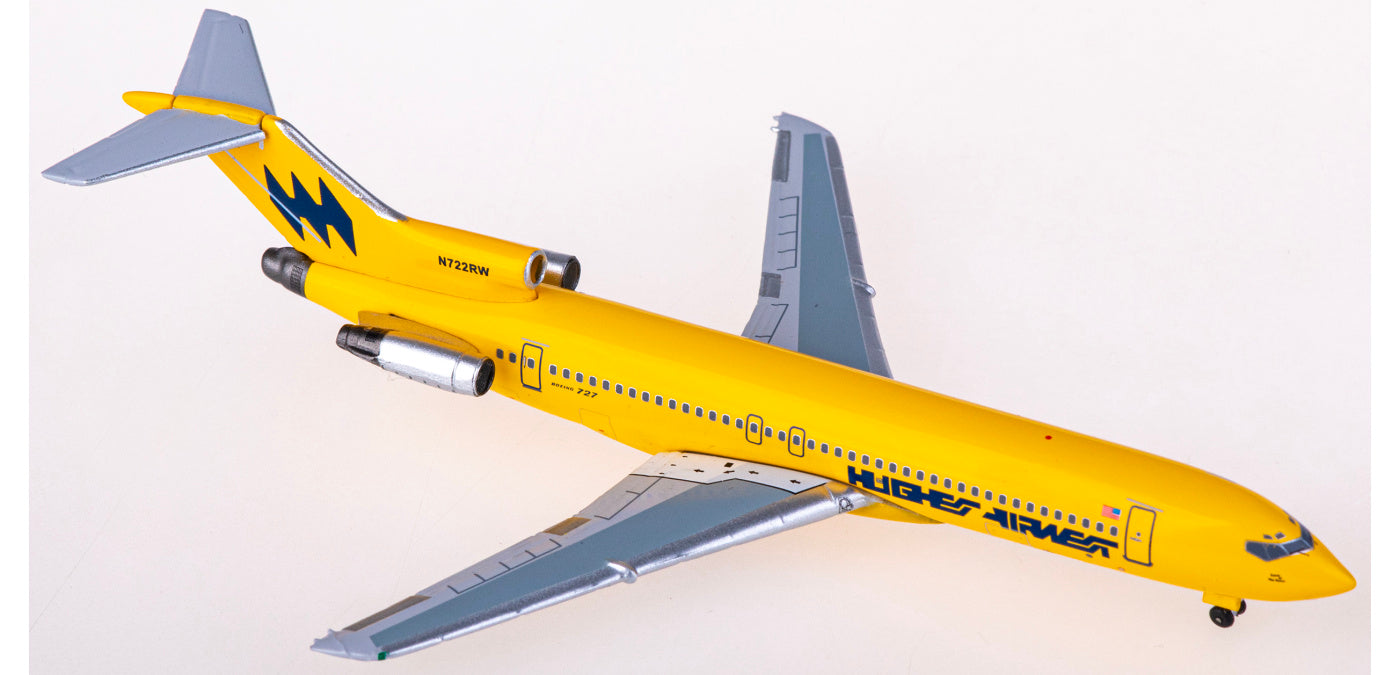 1:400 AeroClassics AC411174 Hughes Airwest Boeing 727-200 N722RW Aircraft Model+Free Tractor