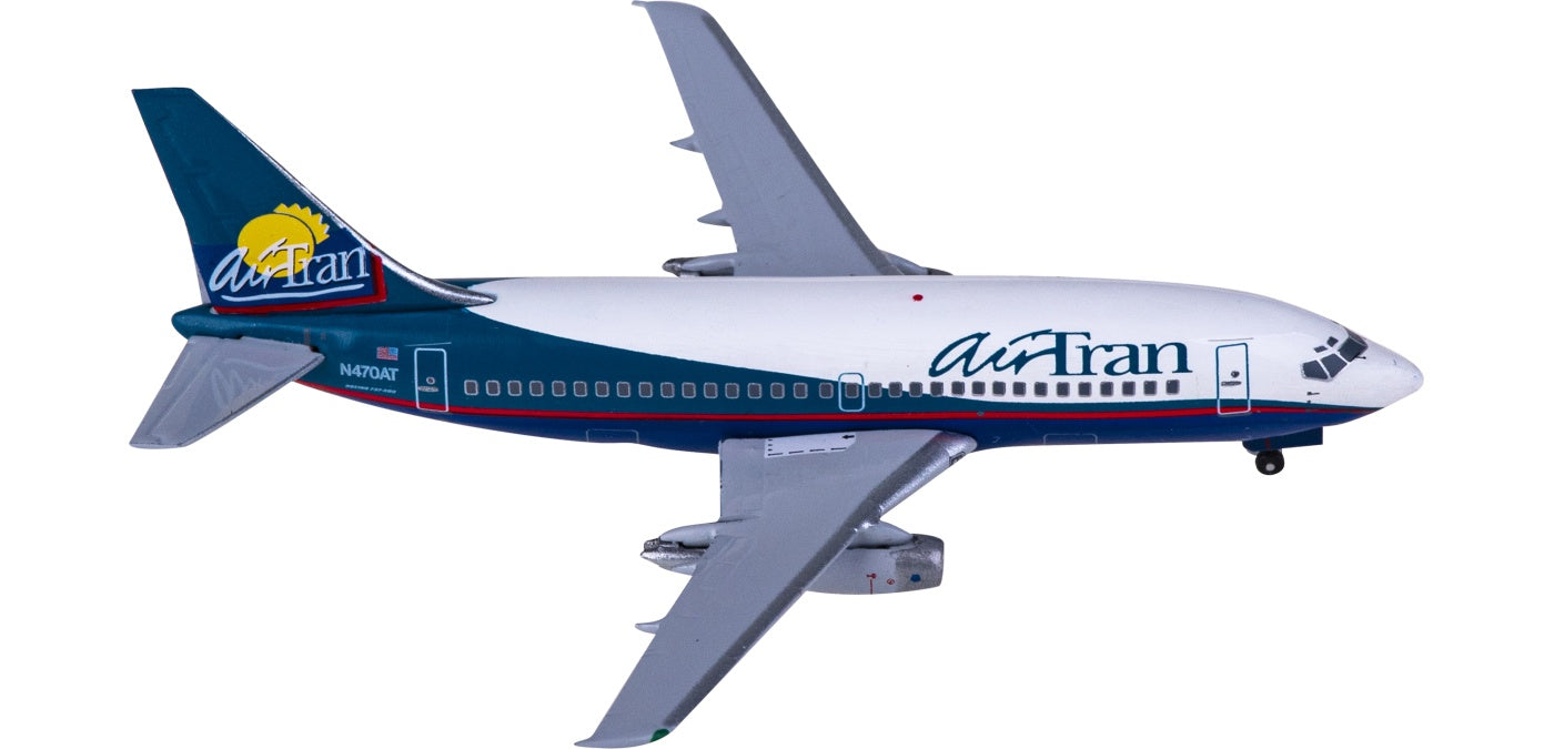 1:400 AeroClassics AC411181 AirTran Airways Boeing 737-200 N470AT Aircraft Model+Free Tractor