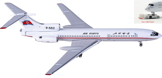 1:400 Phoenix PH11798 Air Koryo Tupolev TU-154B P-552+Free Tractor