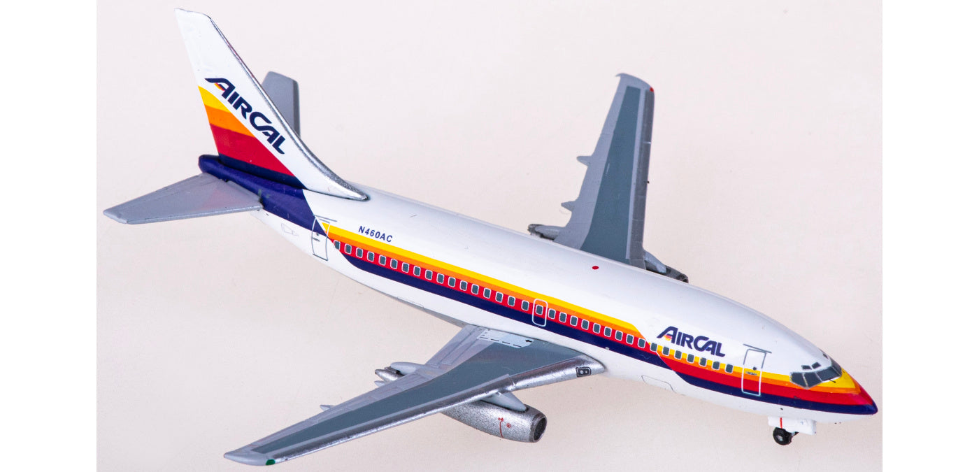 1:400 AeroClassics AC411177 Air Cal Boeing 737-200 N460AC Aircraft Model+Free Tractor