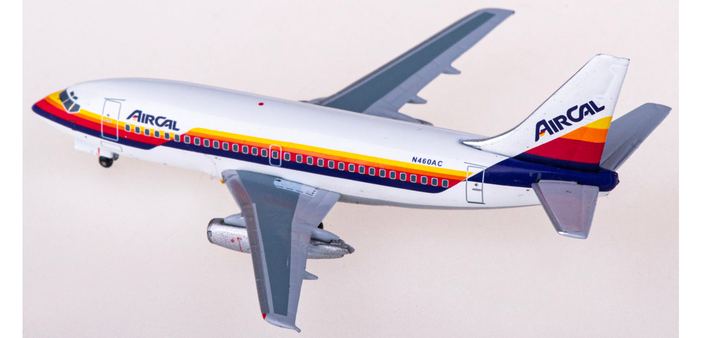 1:400 AeroClassics AC411177 Air Cal Boeing 737-200 N460AC Aircraft Model+Free Tractor