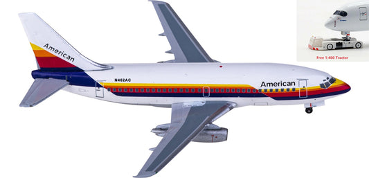 1:400 AeroClassics  BBX41649 American Airlines Boeing 737-200 N462AC Aircraft Model+Free Tractor