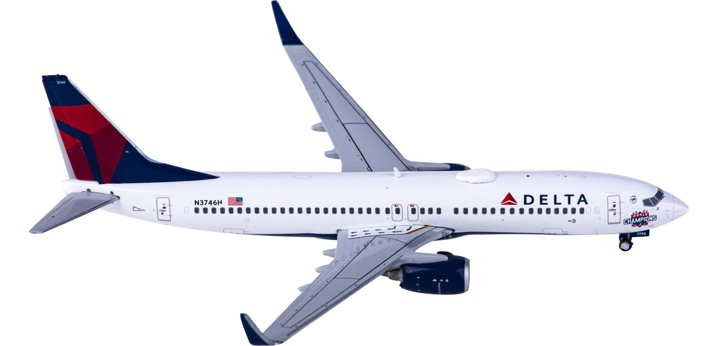 1:400 Geminijets GJDAL2101 Delta Air Lines Boeing 737-800W N3746H Aircraft Model+Free Tractor