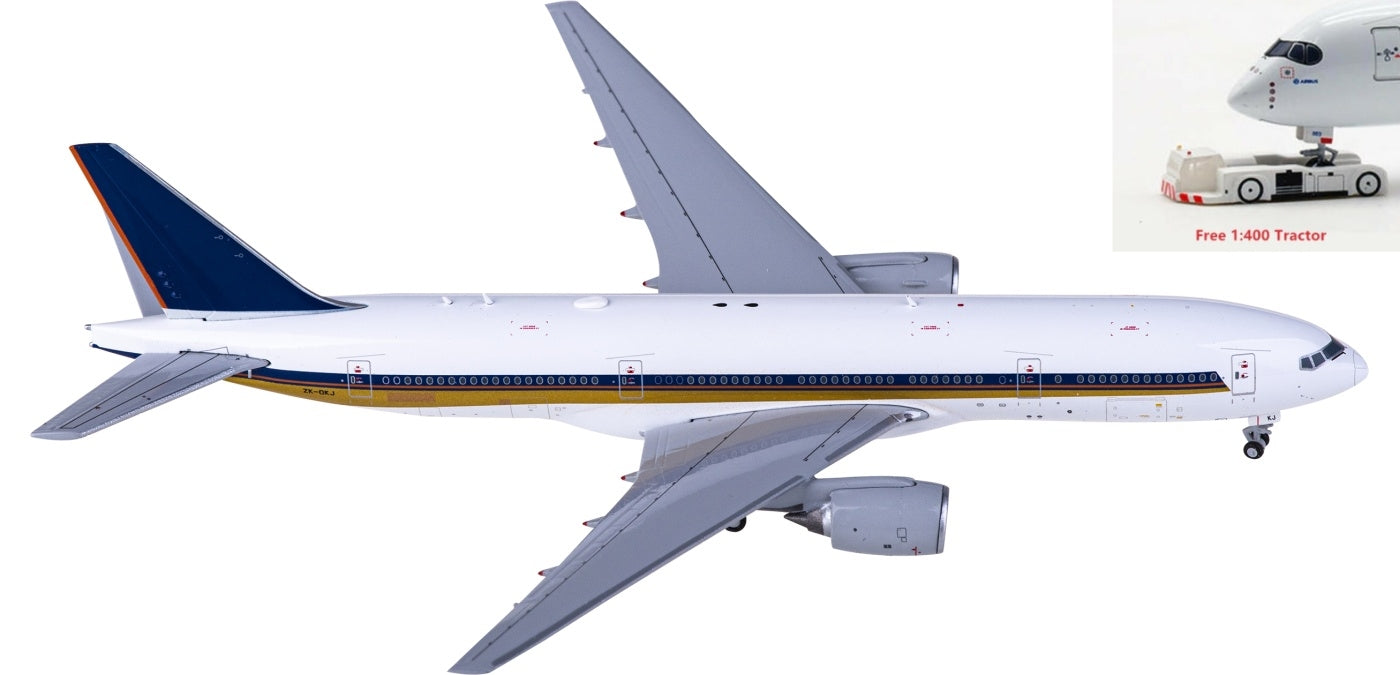 1:400 JC Wings LH4272 Air New Zealand Boeing 777-200ER ZK-OKJ Aircraft Model+Free Tractor