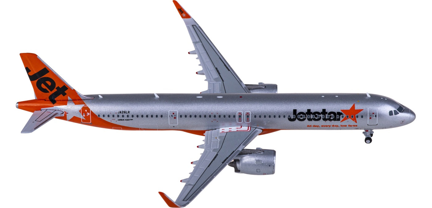 1:400 JC Wings EW421N011 Jetstar Airbus A321neo JA26LR+Free Tractor