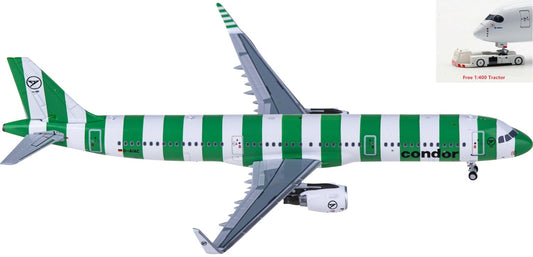 1:400 NG Models NG13045 Condor Airbus A321 D-AIAC+Free Tractor
