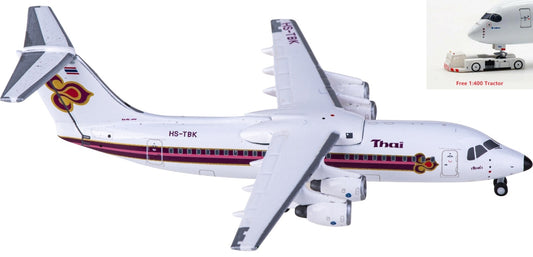 1:400 JC Wings LH4241 Thai Airways BAe 146-300 HS-TBK+Free Tractor