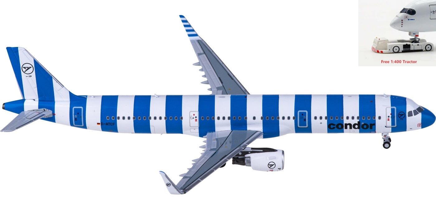 1:400 NG Models NG13041 Condor Airbus A321 D-ATCF+Free Tractor