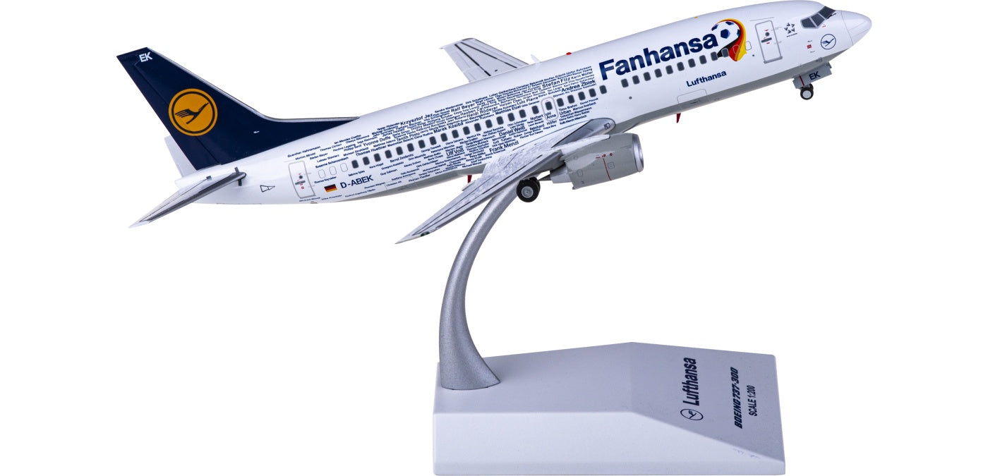 1:200 JC Wings EW2733001 Lufthansa Boeing 737-300 D-ABEK