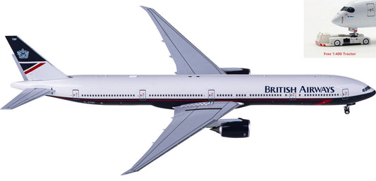 1:400 NG Models NG73020 British Airways Boeing 777-300ER G-STBF+Free Tractor