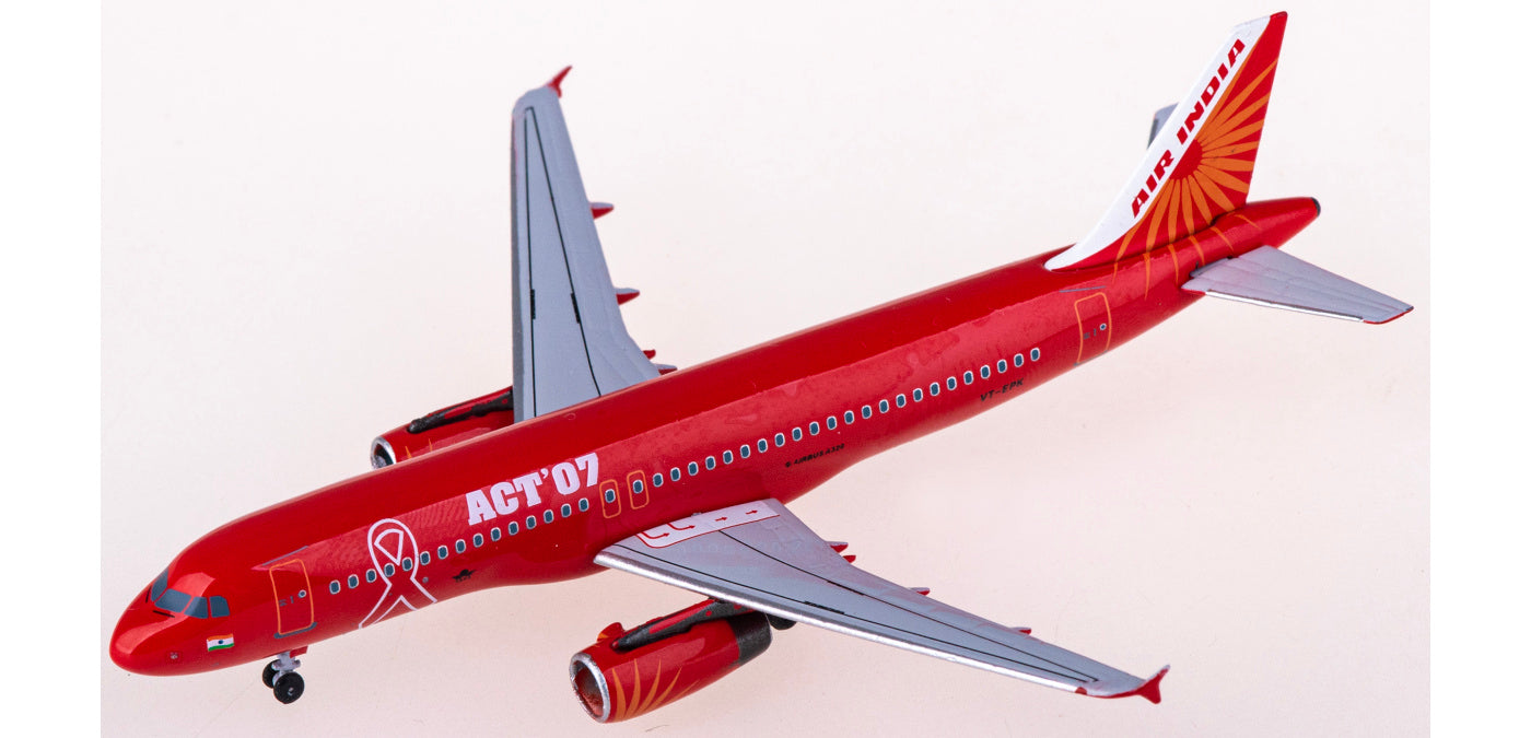 1:400 AeroClassics AC411255 Air India Airbus A320 VT-EPK Aircraft Model+Free Tractor