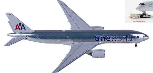1:400 NG Models NG72047 American Airlines Boeing 777-200ER N796AN+Free Tractor