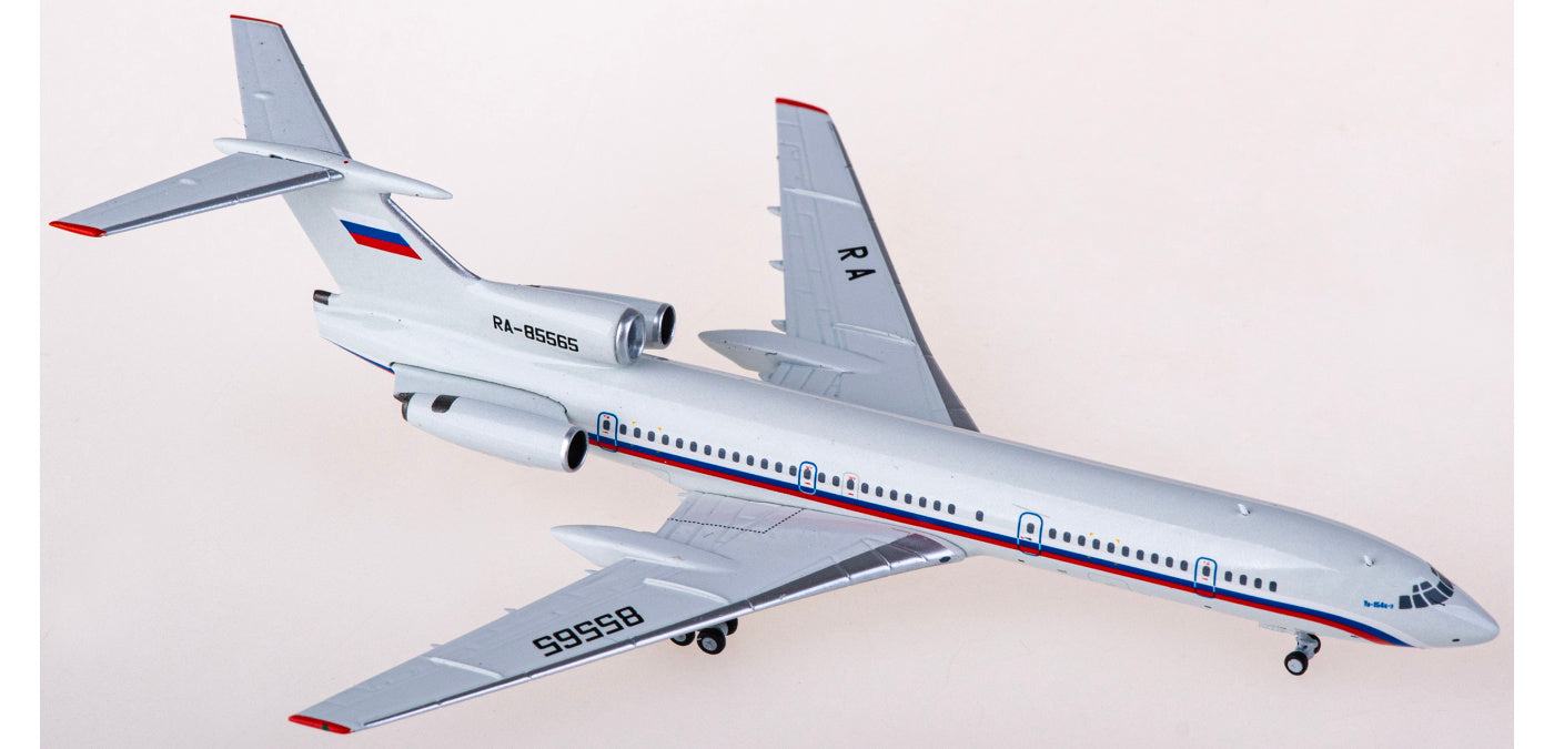 1:400 NG Models NG54009 Russian Air Force Tupolev Tu-154B-2 RA-85565+Free Tractor