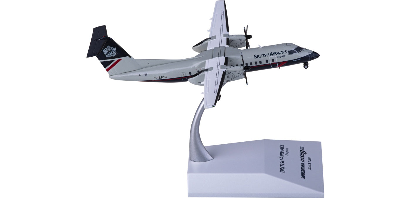 1:200 JC Wings XX2279 British Airways Express Bombardier Dash 8 Q300 G-BRYJ