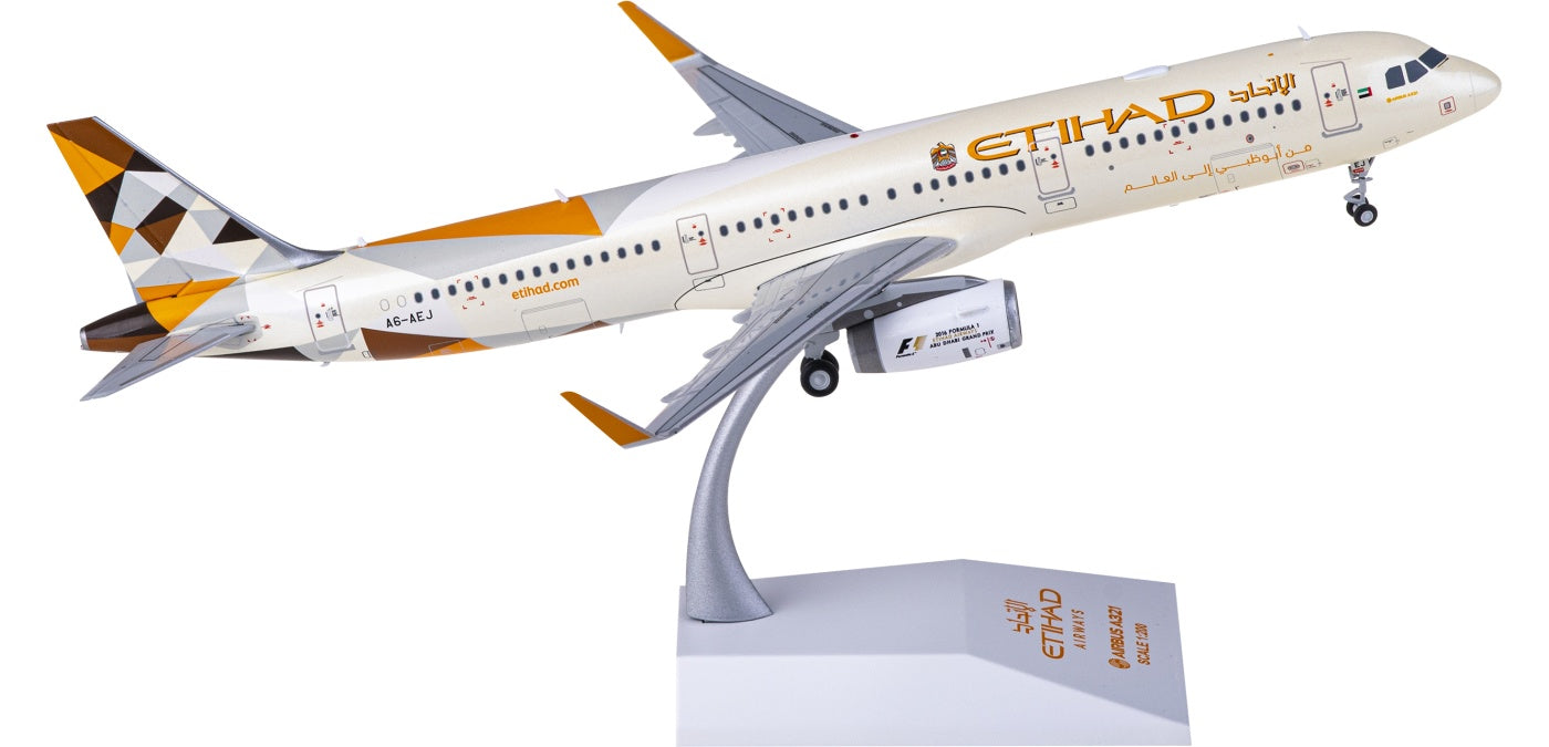 1:200 JC Wings LH2402 Etihad Airways Airbus A321 A6-AEJ