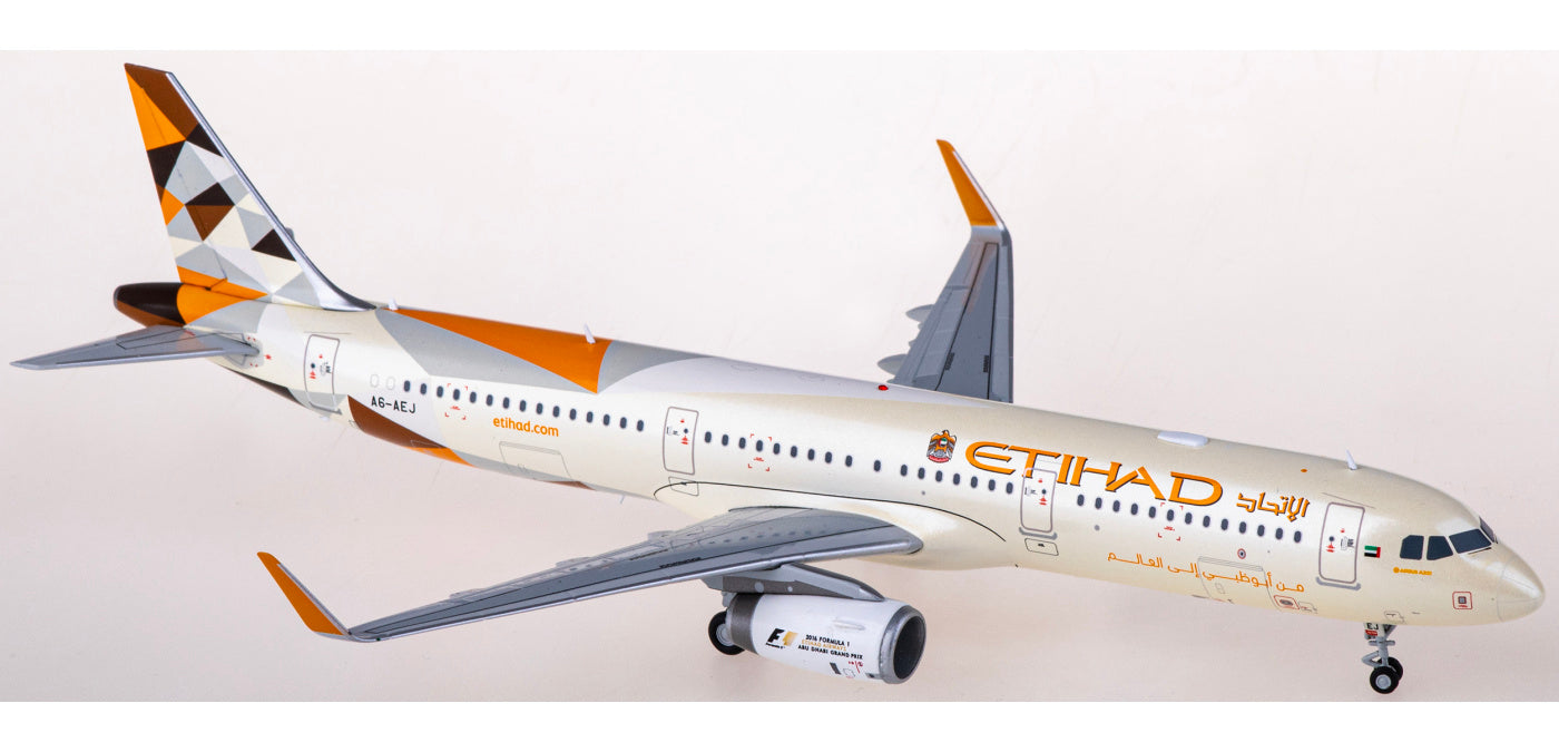 1:200 JC Wings LH2402 Etihad Airways Airbus A321 A6-AEJ