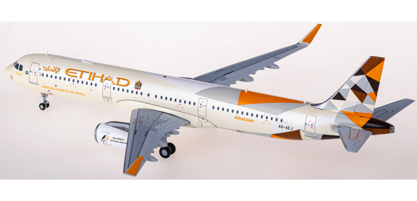 1:200 JC Wings LH2402 Etihad Airways Airbus A321 A6-AEJ