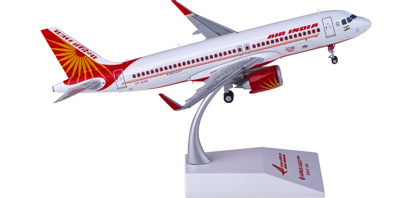 1:200 JC Wings LH2411 Air India Airbus A320neo VT-EXK