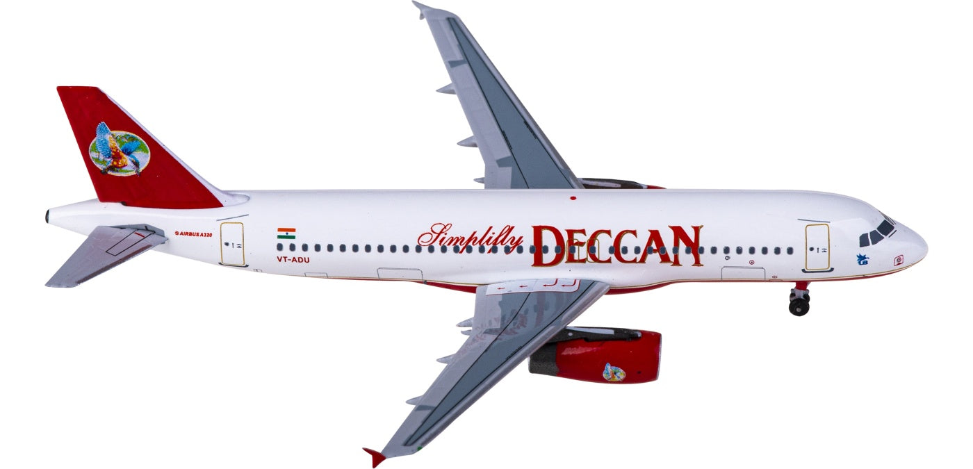 1:400 AeroClassics AC411260 Simplifly Deccan Airbus A320 VT-ADU Aircraft Model+Free Tractor