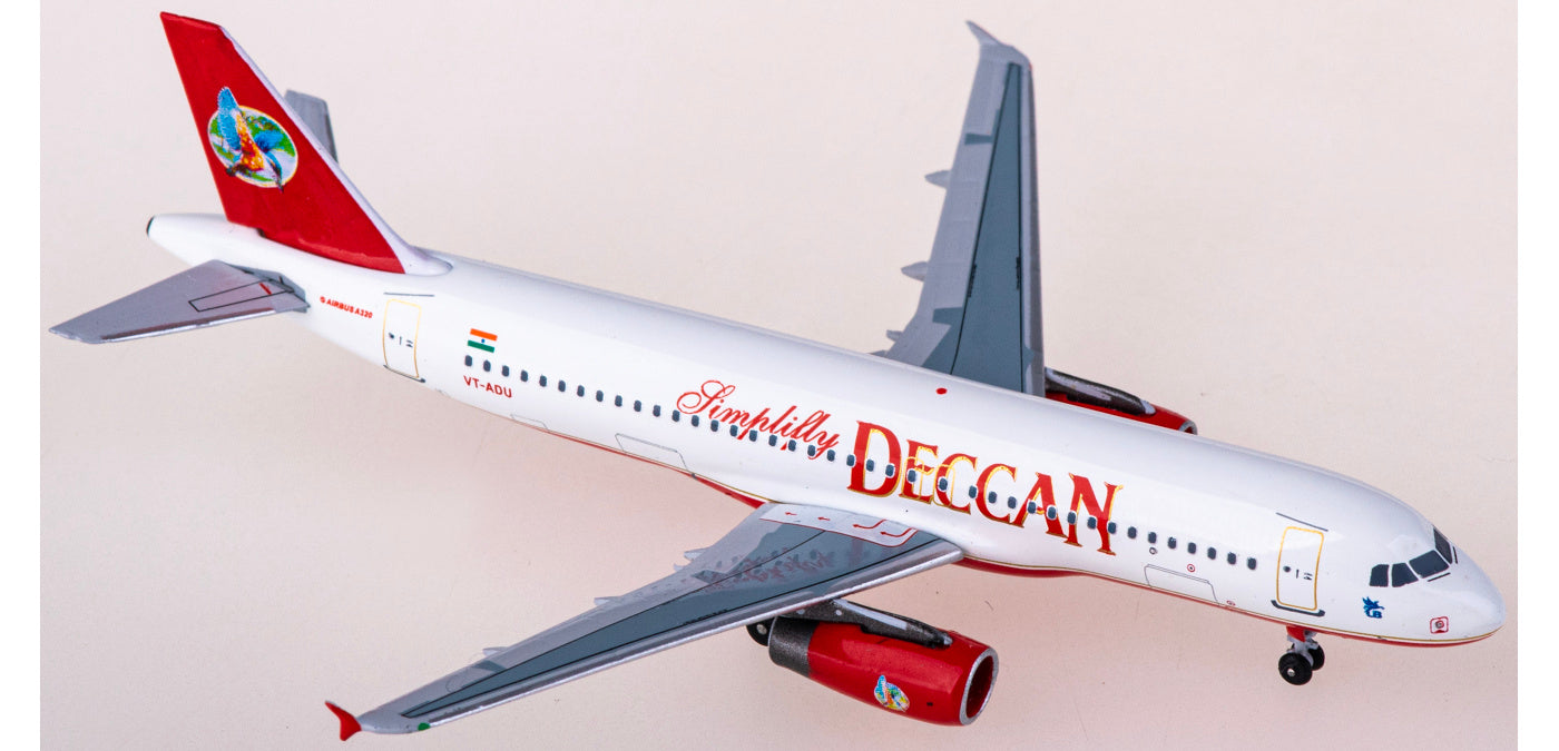 1:400 AeroClassics AC411260 Simplifly Deccan Airbus A320 VT-ADU Aircraft Model+Free Tractor